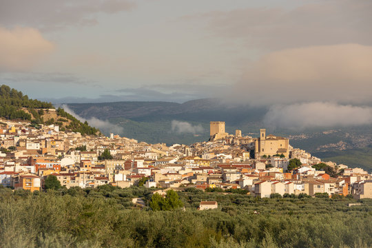 a view of Moratalla town, province of Murcia, Spain