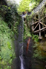 The waterfall at Shanklin Chine, Isle of Wight
