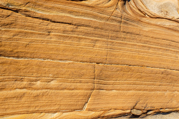 Windblown sandstone patterns and textures