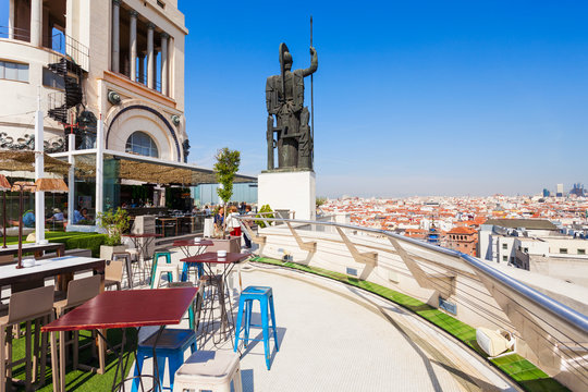 Circulo de Bellas Artes terrace in Madrid