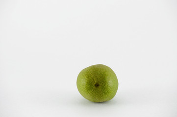Isolated Green Walnut Healthy Food