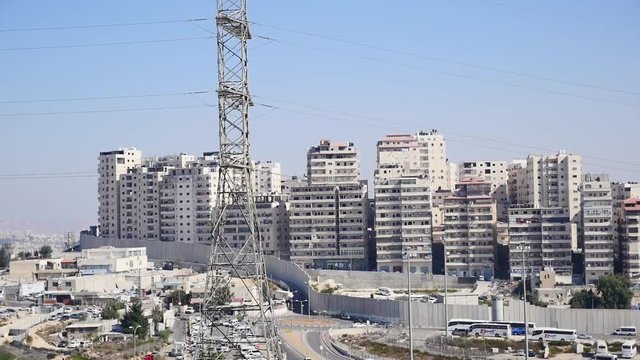 Neighborhood in East of Jerusalem Israel-Palestine