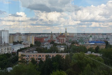 Fototapeta premium tatarstan kazan russia tatarstan city street river road building