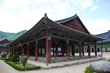 Unmunsa Temple is a famous temple in Korea.