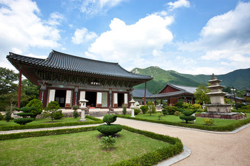Unmunsa Temple is a famous temple in Korea.