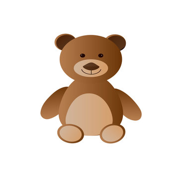 Cute Teddy bear in the form of a toy