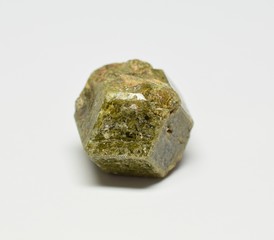 Green Grossularite Garnet crystal