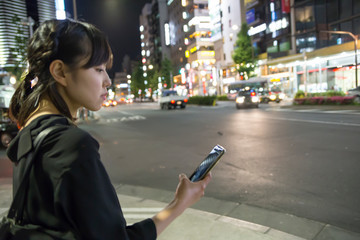 Berry cute Japanese young woman.