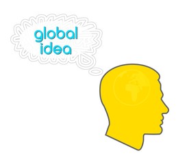 Global idea concept.