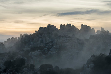 Torcal de Antequera, probably the most spectacular karst landscape in Europe. (Malaga, Spain)