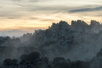 Torcal de Antequera, probably the most spectacular karst landscape in Europe. (Malaga, Spain)