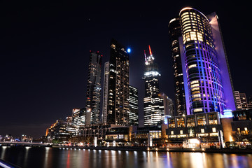 Melbourne CBD night life