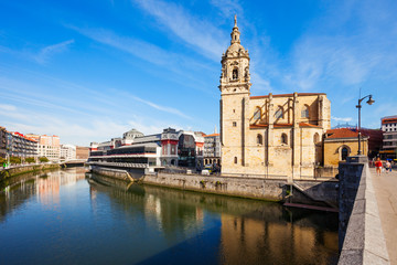 Fototapeta premium Saint Anthony Church Bilbao, Spain