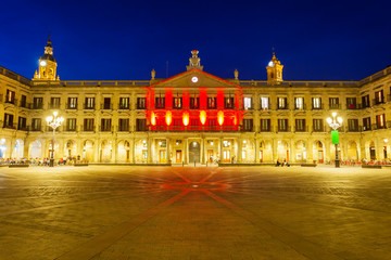 Obraz premium Plaza Espana Nueva in Vitoria-Gasteiz