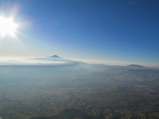 Mt. Erciyes from an early morning ballong
