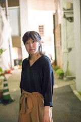 Berry cute Japanese young woman.