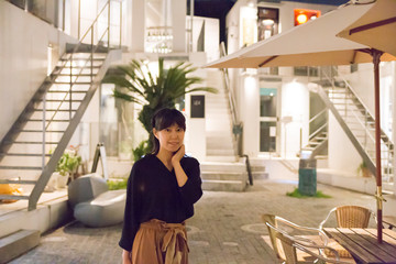 Berry cute Japanese young woman.