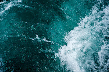 Fototapeta na wymiar Abstract water ocean waves texture background.