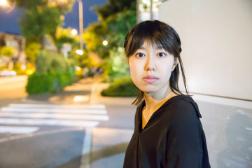 Berry cute Japanese young woman.