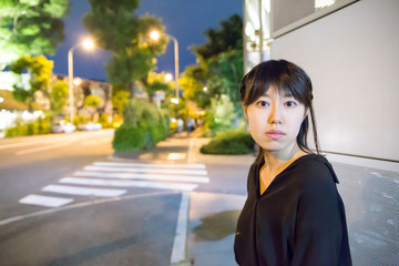 Berry cute Japanese young woman.