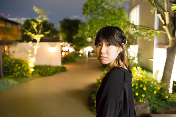 Berry cute Japanese young woman.