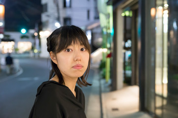 Berry cute Japanese young woman.