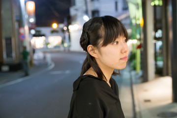 Berry cute Japanese young woman.