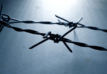 barbed wire iron