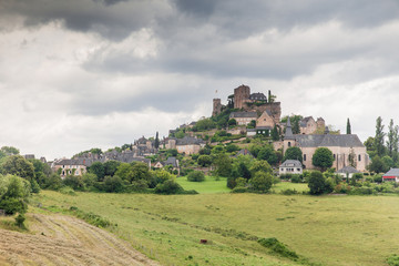 Fototapeta na wymiar Village of Turenne, one of the most beutiful of France