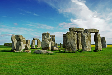 Obraz na płótnie Canvas Stonehenge, prehistoric monument in Wiltshire, England
