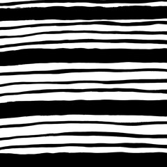 Brush grunge pattern. White and black vector.