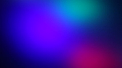 Flying spots of light in different colors