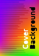 Minimal cover design. Modern awesome halftone gradient. Cool future abstract geometric template. Colorful vector banner poster composition.