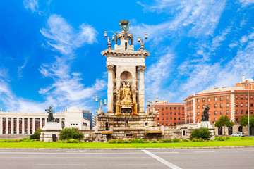 Obraz premium Placa Espanya square in Barcelona