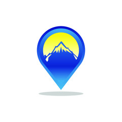 Mountain Pin Location Icon