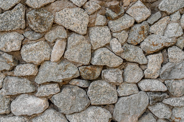 Stone wall background, old brick texture pattern for decoration, industrial Construction business concept
