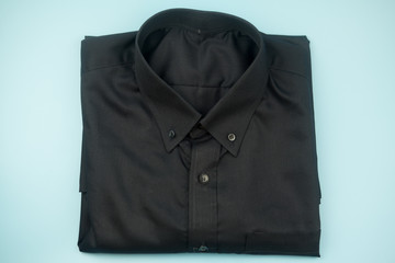 Black folded shirt