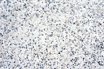 White and black stone texture Of decorative  terrazzo floor and wall,vintage and loft style,nature background
