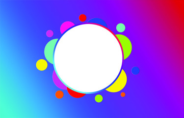 Abstract Circle Vector Background, Modern Design, Beautiful Concept