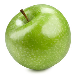 Green apples isolated on white
