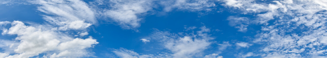 Panorama sky and cloud background.