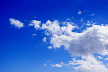 Naklejka na ściany i meble nuage et ciel bleu