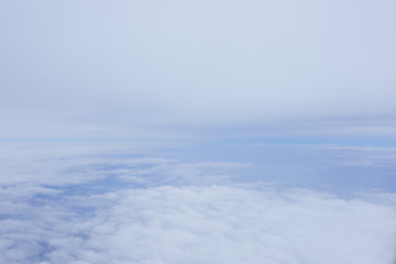 Obraz premium 眼下に広がる雲