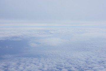 Obraz premium 眼下に広がる雲