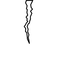 Fototapeta premium Earth crack vector icon