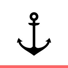 Anchor vector icon