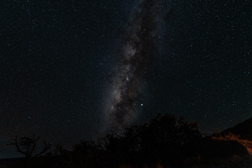 Fototapeta na wymiar milky way mauna kea observatory
