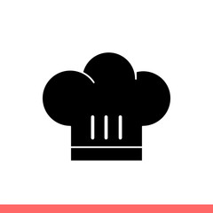 Chef hat vector icon