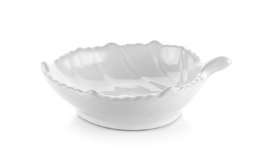 white bowl isolated on white background