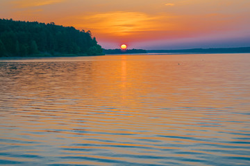clouds blue sky fishing early in the morning